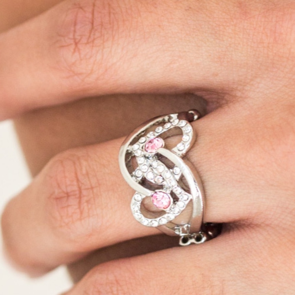 "Have The World On A HEART-String" - Silver Ring